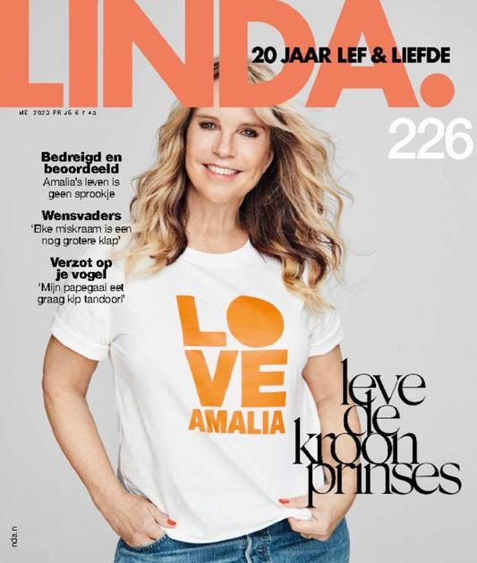 Fantastisch! zandkasteel staat in Linda magazine