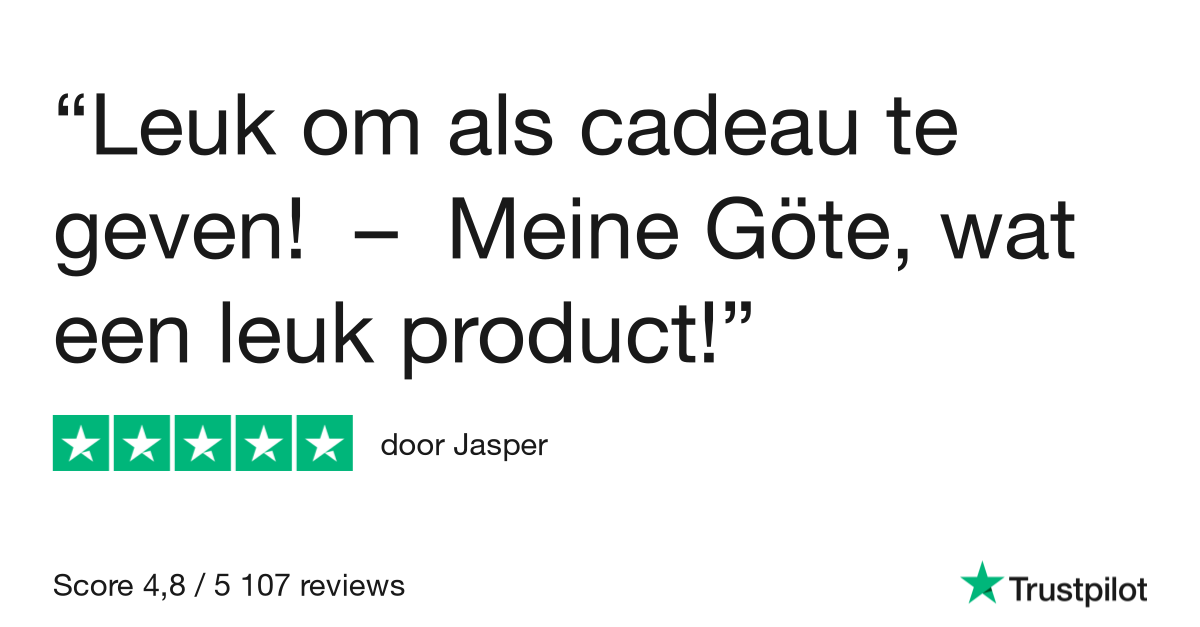 Leuk om als cadeau te geven!