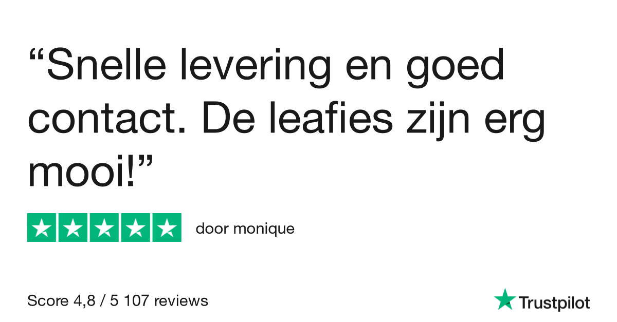 Snelle levering en goed contact